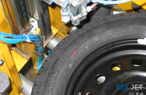 Foto: REA JET ST - colored high-point marking with ST single-dot marking system