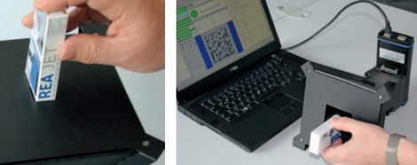 REA MLV 2D weryfikator kodów matrycowych DataMatrix, GS1 DataMatrix, DPM-matrix codes, QR-code, MicroQR-code REA MLV-2D to profesjonalne urządzenie służące do weryfikacji kodów 2D, pracujące zgodnie z normami ISO. Umożliwia ono bezdotykowy pomiary przy stałym kącie i odległości, co zapewnia dokładne wyniki weryfikacji. Standardowa konfiguracja urządzenia umożliwia przeprowadzenie pełnej analizy jakości nadruku kodu dwuwymiarowego DataMatrix. System pomiarowy oparty jest o technologię CMOS z optyką o niskich zakłóceniach metrycznych. Do podłączenia urządzenia z komputerem wykorzystywany jest interfejsem LAN.
