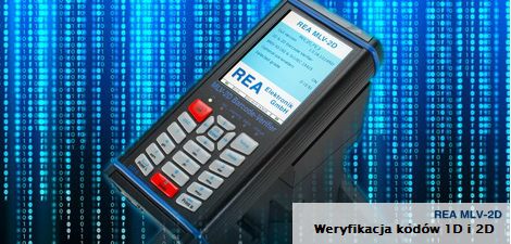 Weryfikacja kodów 2D REA MLV-2D Data-Matrix, GS1 DataMatrix, DPM-matrix codes, QR-code, MicroQR-code REA MLV-2D weryfikator kodów 2D matrycowych DATA MATRIX Quality Code